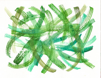绘画沙佛抽象的绿色背景水彩背景图片