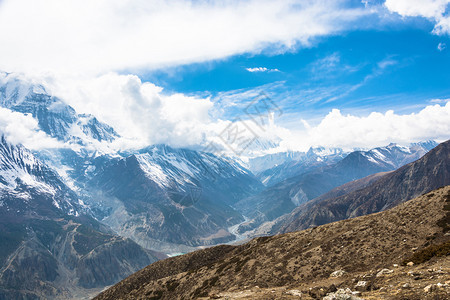 喜马拉雅山的全貌图片