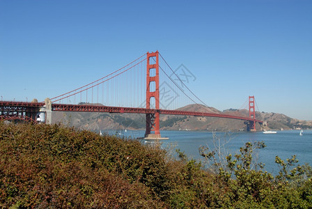 弗朗西斯科马林金的门大桥从加州旧金山的门大桥图片