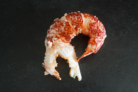 贝类布列塔尼龙虾去皮熟尾煮的沸图片