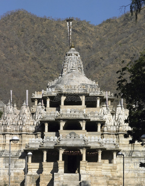 阿迪纳斯拉克普尔艾伦印度拉贾斯坦邦Ranakpur的AdnathJian寺庙图片