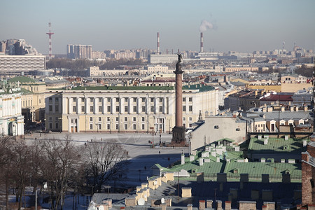 圣彼得堡屋顶全景城市俄罗斯图片