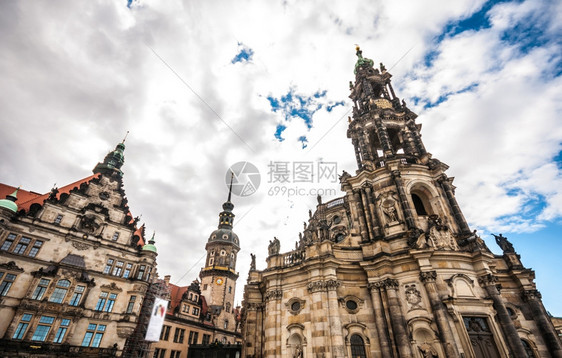 宗教历史归属感德累斯顿大教堂的风景属于城堡的德累斯顿大教堂图片