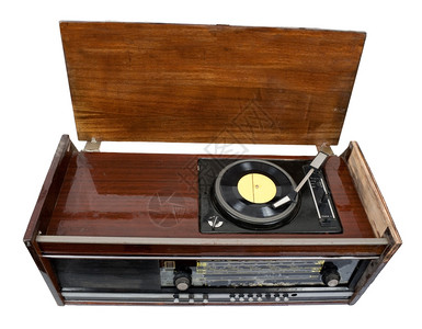 留声机播放器古老无线电讲台留声机图片