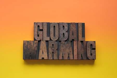 行星热全球变暖的字词碳图片