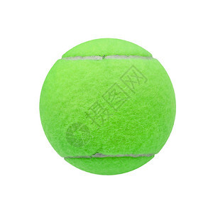 白色背景孤立的异国绿色彩网球法庭玩图片
