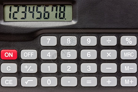x9Digital键盘背景对电子计算器的近视工具数学金融的图片