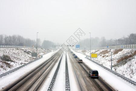 阿姆斯特丹的雪景图片