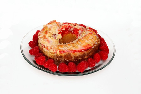山莓蛋糕图片