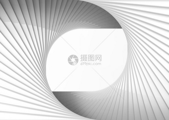 3dmake摘要白面板曲线形状墙壁背景重复形象的海浪图片