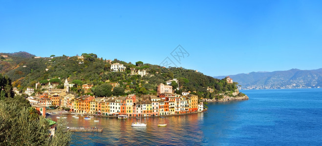 支撑意大利地中海岸风景表地貌意大利屋城市景观图片