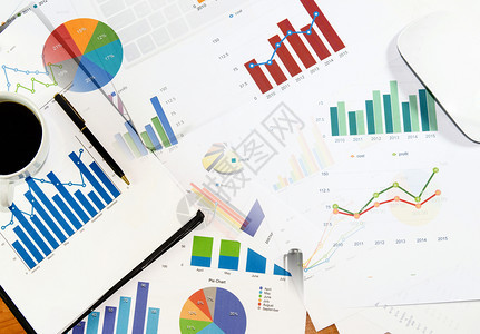 商业金融会计统计表和分析研究表格背景图片