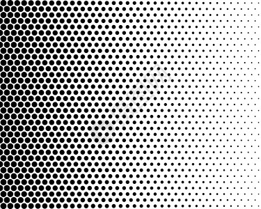 工商点半基本半调点在黑色和白中产生效果半调多聚黑白插图层次圆形的