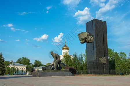 宗教的会俄罗斯伊万诺沃地区市1905年革命者纪念碑15028年俄罗斯伊万诺沃地区革命广场号纪念碑旅游图片