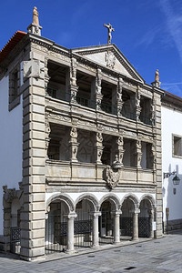 卡斯特洛建筑物葡萄牙北部维亚纳堡市PracadaRepublica的Misericordia目的地图片