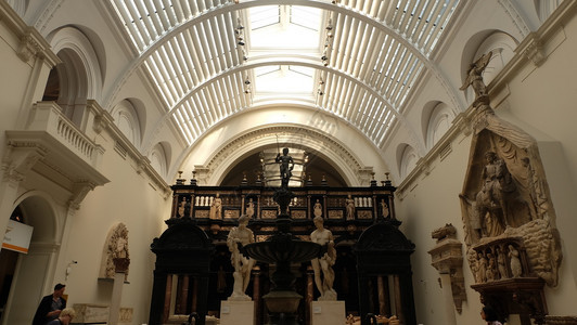 装饰建筑学美丽2019年4月日维多利亚和阿尔伯特博物馆VA是联合王国伦敦南肯辛顿最大的装饰艺术和设计世界大博物馆英国伦敦图片