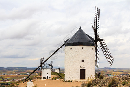 风车著名的西班牙康苏格拉磨图片
