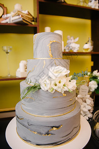 婚礼上的蛋糕背景图片
