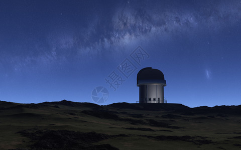 天文台夜晚图片