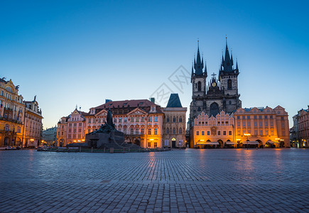 捷克布拉格市老城广场图片
