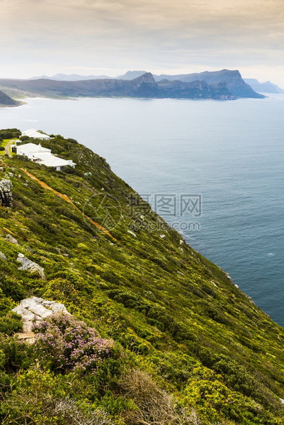非洲人南沿好望角岸的岩石形南非海洋岸线7途径图片