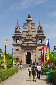 印度北方邦瓦拉纳西萨寺佛教鹿野苑宗图片