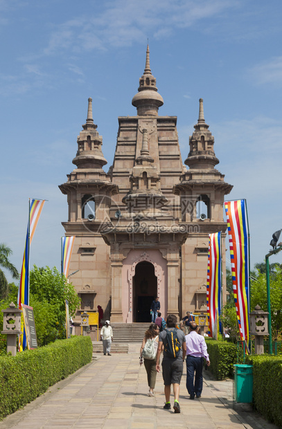 印度北方邦瓦拉纳西萨寺佛教鹿野苑宗图片