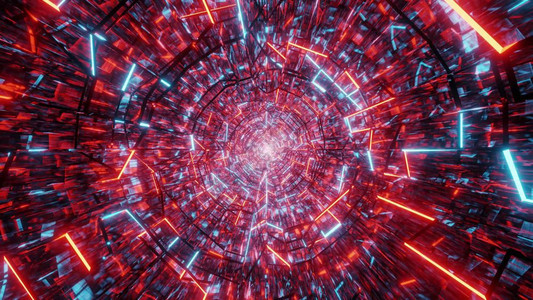 科幻光束时空隧道背景图片
