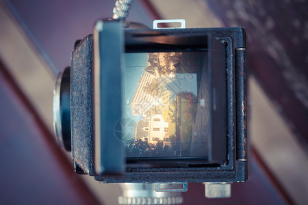 光圈用模拟胶片制作的古老照相机美丽设计快门图片