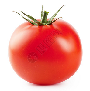 蔬菜有机的水果在白色背景上孤立的红番茄肉西图片