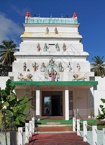 安的列斯群岛加勒比瓜德罗普印度教寺庙迎风旅行图片