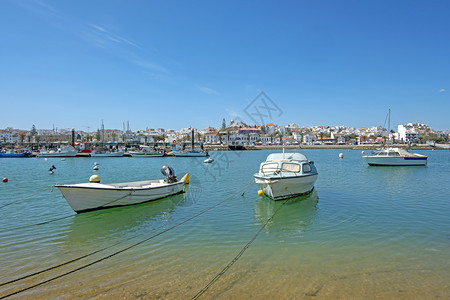 葡萄牙港口与城市拉各斯的浏览情况屋海滩洋图片