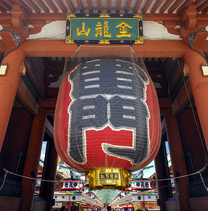 日本浅草寺大门图片