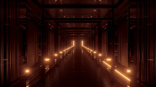 科幻背景灯光效果时空穿梭隧道图片