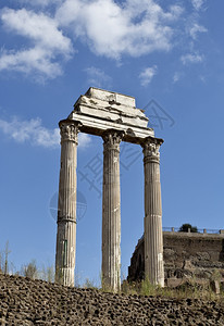 拱意大利罗马论坛的废墟标志古老图片