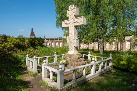 雅罗斯拉夫尔俄亚拉夫尔寺院Yaroslavl的角落之一正统宗教图片