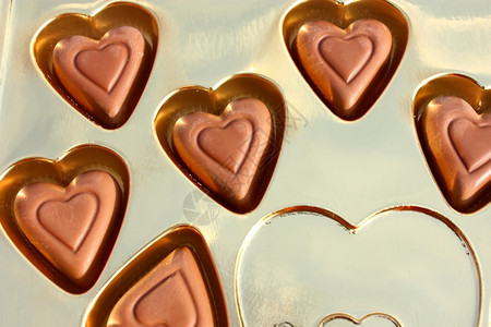 盒中巧克力的心爱浪漫食物图片