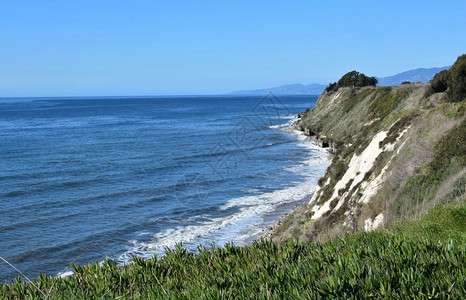 太平洋沿海加利福尼亚州埃尔伍德海滩图片