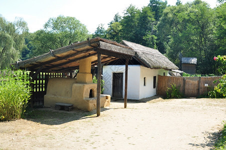 Romanania族裔博物馆木屋建筑结构旅游学乡村的图片