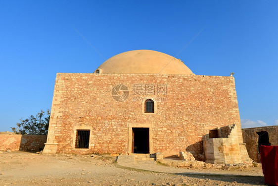 苏丹地标希腊雷瑟姆诺市Fortezza堡垒清真寺标志建筑帕莱奥卡斯特罗图片