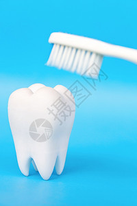 摄影颜色刷子牙科卫生概念图片
