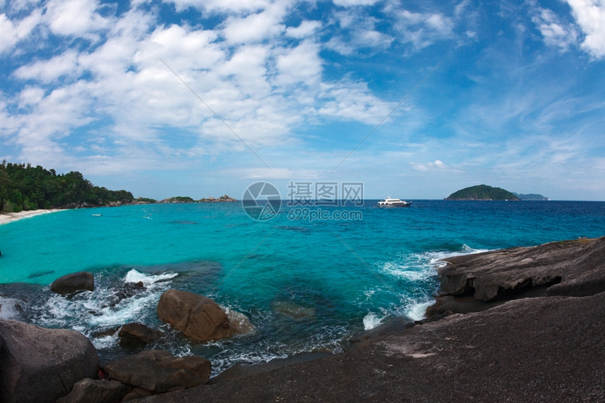 泰国安达曼海西米兰群岛热带天空海景图片