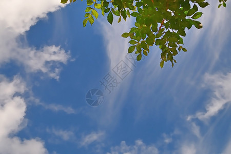 清除季节颜色蓝天空云彩幕背景抽象图片