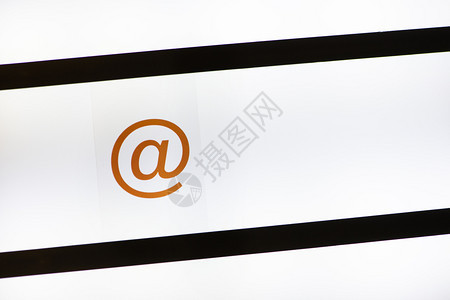 技术背光互联网通信概念上的电子邮件符号Email邮号电脑垃圾件图片
