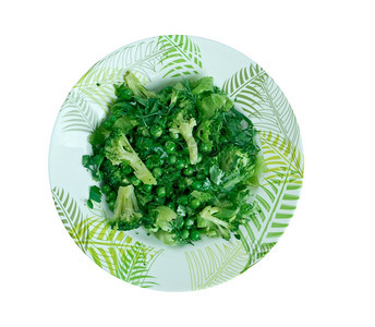 BrokoliSalatas地中海沙拉橄榄蔬菜健康图片