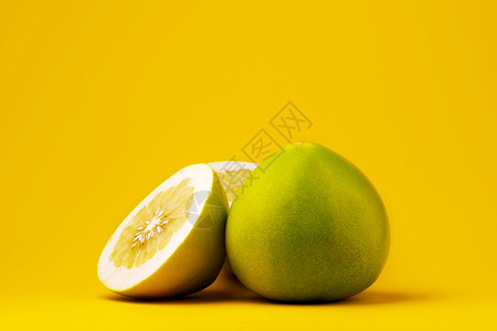 帕梅拉波罗或黄种葡萄树柚热带图片