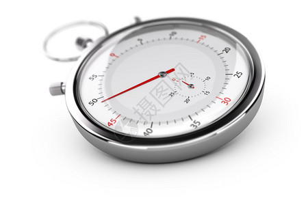 计时员措施白色背景的红针模糊效果测量概念或准时间表白边站岗观察定义测量或守时间表白边站哨紧迫的图片