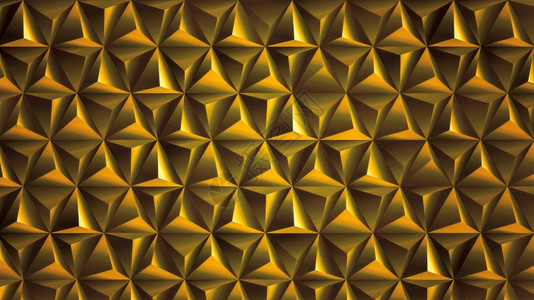几何的金属具有抽象形状的金色三面墙子图片