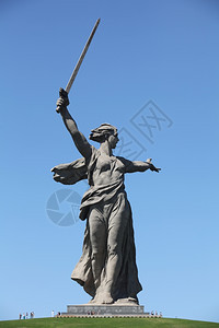 战士斯大林格勒七月祖国呼唤的纪念碑图片