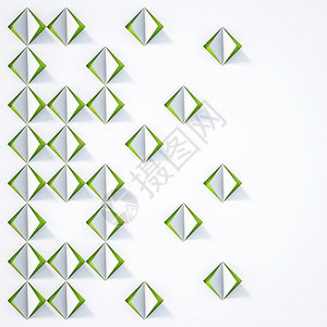 辉光电脑抽象几何形状背景纸张切剪风格商业图片